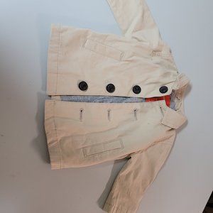 Girls 3-6m khaki coat
